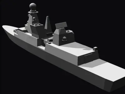 Horizon class frigate 3D print model