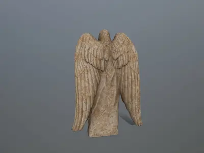 greek statue Low-poly 3D model