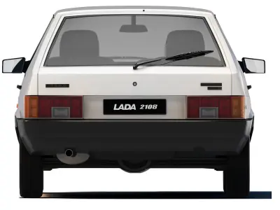 VAZ Lada 2108 Sputnik 1984 3D model