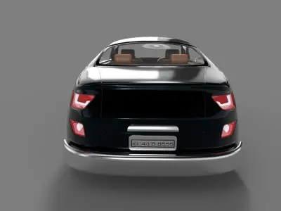 Coupe Car 3D model purchase