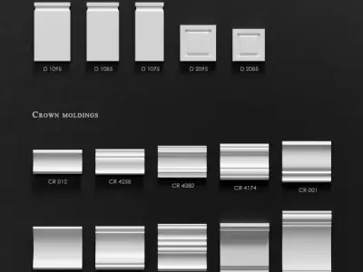 Ultrawood architectural decor 3D model