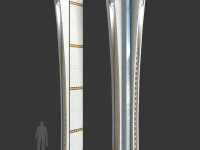 Arc series - Column A 3D model