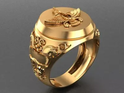 Farahvar ring 4 3D print model