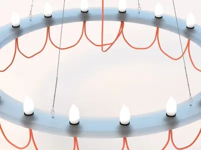 Centraal Museum Chandelier 3D model