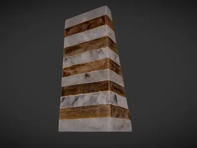 Stone Bookend 3D model