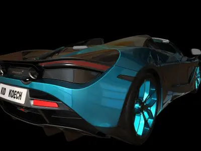 McLaren 720S Spider 3D model