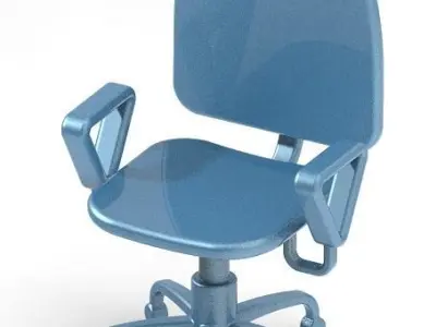Stylish Office Chair 3D print model