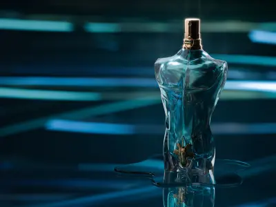 Jean Paul Gaultier Le Beau Edt Perfume Bottle   3D model