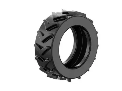 Kids Tractor Tyre 3D print model
