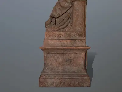statue Low-poly 3D model