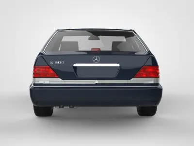 Mercedes Benz S Class - W140 3D model