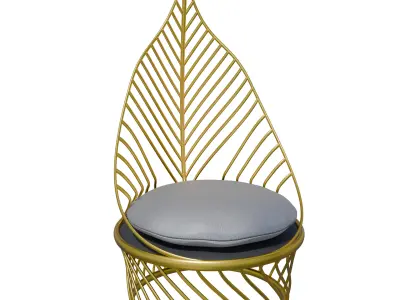 Leaf-shaped chair-Outdoor chair-Chair for decoration 3D model