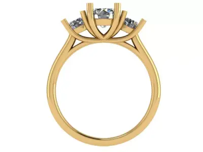 trinity ring  3D print model purchase