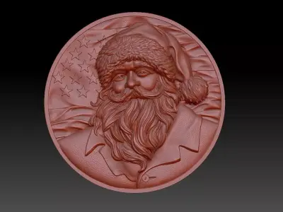 Santa claus 3D print model