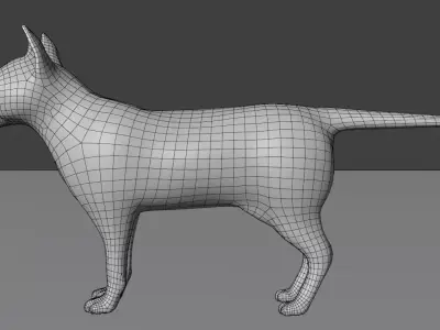 Low-poly Cat Low-poly 3D model purchase