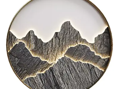 Light Wall Decor Collection 01 3D model