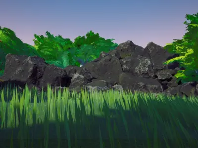 Stones and Rocks FREE Mini Pack - Unreal Engine 4 Free low-poly 3D model