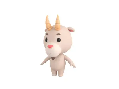 Character166 Goat 3D model