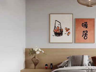   Bedroom interior 17 3D model