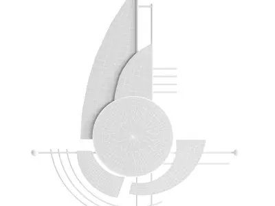 wall clock 51 3D model purchase