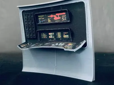 USS Enterprise Bridge Engineering Station - The Wrath of Khan 3D print model