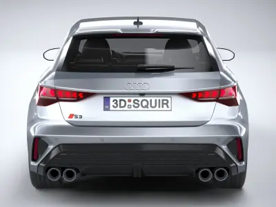 Audi S3 Sportback 2025 3D model