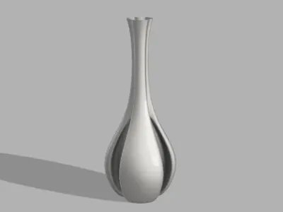 Bud vase 3D print model