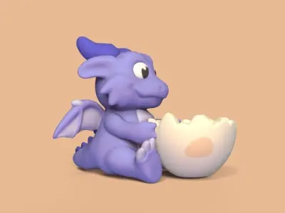 Dragon Pot 3D print model