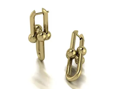 Tiffany Earrings Hardwear 3D print model
