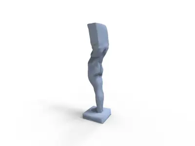 Standing Man Statue 3D model