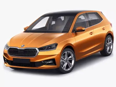 Skoda Fabia 2022 3D model
