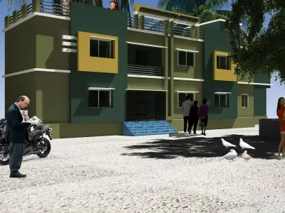 Building View 3d Free 3D model