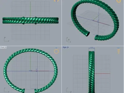 Italian bracelets 3D print model