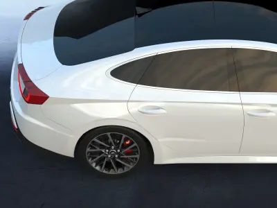 2020 Hyundai Sonata 3D model