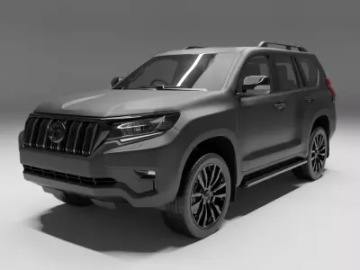 TOYOTA PRADO 2018 BLACKOUT 3D model
