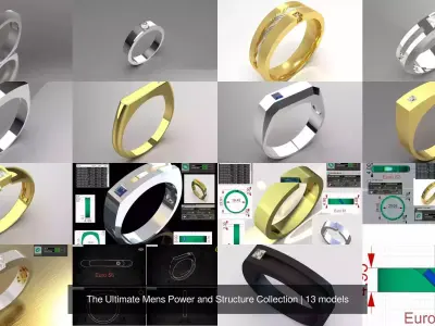 The Ultimate Mens Power and Structure Collection 3D Model Pack