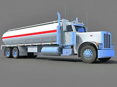 Heavy Tanker Truck 3D model