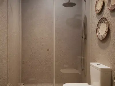 modern bathroom interior scenes 67 3D model