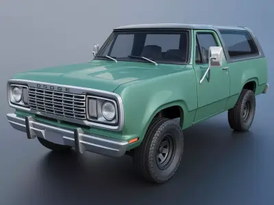 Dodge Ramcharger 1976 3D print model