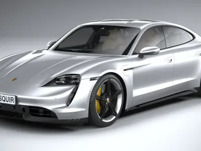 Porsche Taycan 2020 3D model