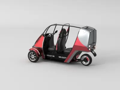 Tricycle electric 3D model
