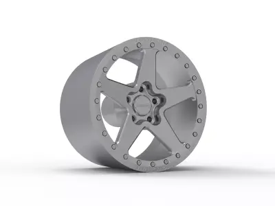 FORGELINE CF1R BEADLOCK WHEEL 3D PRINT MODEL 3D print model