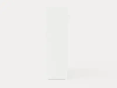 Compact Bed Cabinet 140x200 Cm Incl Mattress Luxury Low-poly 3D model