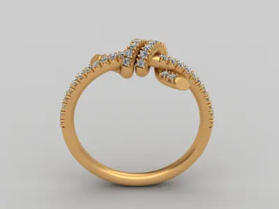 Tiffany Knot Ring 3D Printable Brand 3D print model