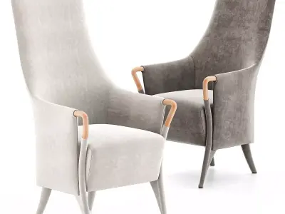 GiorgettiPROGETTI pair of armchairs Low-poly 3D model