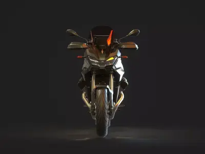 Base model Moto Guzzi Stelvio 2024 3D model