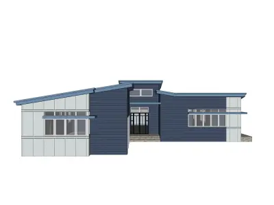 Modern House -19 -Archimple LLC 3D model