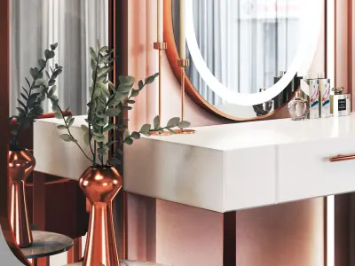 BeautySalon 08 Low-poly 3D model