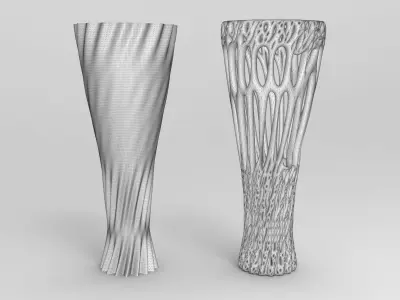 Vase Voronoi 17 3D print model