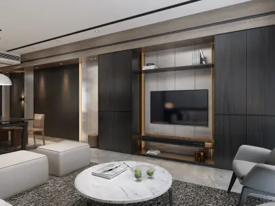 living room  Interior 3D model